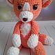 Soft toys: Fox knitted. Stuffed Toys. pledzefirka. Online shopping on My Livemaster.  Фото №2