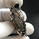 Кулон / Подвеска "Уроборос" из золота 585 с темным родием. Подвеска. BUGAKOV jewelry. Интернет-магазин Ярмарка Мастеров.  Фото №2