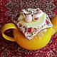 Винтаж: Чайник в изысканном стиле Royal Albert “Old Country Roses”. Чайники винтажные. Fancy teapots. Ярмарка Мастеров.  Фото №5