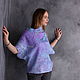 Blouse felted Mountain lavender, Blouses, St. Petersburg,  Фото №1