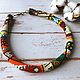 Order Bead Harness Indian motif. Natalya | Handmade jewelry  |. Livemaster. . Necklace Фото №3