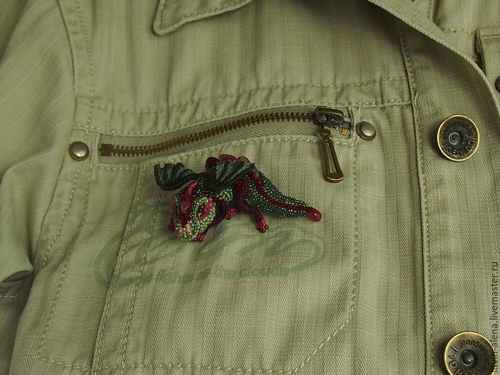 Dragon brooch 