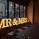 Буквы MR&MRS белый с лампочками. Свадебные аксессуары. Wedlights. Ярмарка Мастеров.  Фото №6