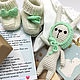 Мятный кролик - Подарочный бокс для младенца, Baby box. Подарки для новорожденных. Кошака~Вышивака. Ярмарка Мастеров.  Фото №8