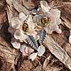Серьги с цитрином "Листочек". Серьги классические. Vadjra-jewelry. Интернет-магазин Ярмарка Мастеров.  Фото №2
