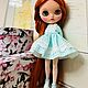  Кукла блайз кастом custom Blythe. Интерьерная кукла. Мастерская подарков Елены Смирновой. Ярмарка Мастеров.  Фото №4