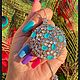 "Королевский цветок" Подвеска с натуральным турмалином, Шарм-подвеска, Ульяновск,  Фото №1