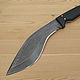 Knife 'Gandhar-1' Kukri cm Damascus hornbeam. Knives. Artesaos e Fortuna. My Livemaster. Фото №4