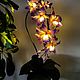 Flower-nightlight orchid 'Lilu'. Nightlights. Elena Krasilnikova. My Livemaster. Фото №6