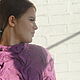 Свитер сливовый. Свитеры. Yulia Tikhonravova. Ярмарка Мастеров.  Фото №6