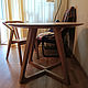 Круглый стол из дерева, Кухонная мебель, Пенза,  Фото №1