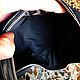 Винтаж: Черная сумка Gucci GG из ткани и кожи. Сделано в Италии. Сумки винтажные. Chic bags. Ярмарка Мастеров.  Фото №6