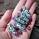 Бусины из стекла, лэмпворк, lampwork, муранское стекло, цветок, Бусины, Нижний Новгород,  Фото №1