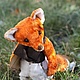 Лис-лисик. Мягкие игрушки. Елена Костылева. Ярмарка Мастеров.  Фото №4