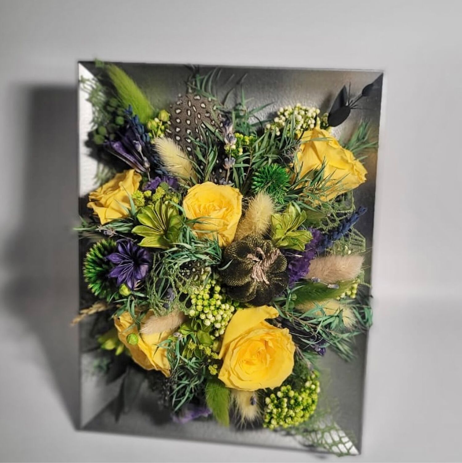 Картина из сухоцветов в интернет-магазине Ярмарка Мастеров по цене 3200 ...