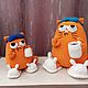 Утренний кот, Амигуруми куклы и игрушки, Красноярск,  Фото №1