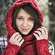 Шарф - снуд вязаный Для Эллоны. Снуды. Милена Победова (Milena-Pobedova). Интернет-магазин Ярмарка Мастеров.  Фото №2