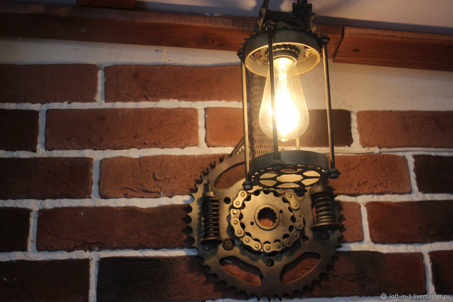 Настенный светильник в стиле лофт – заказать на Ярмарке Мастеров .