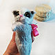 Soft toys: Gray cat. Stuffed Toys. KnittedtoyRU. Online shopping on My Livemaster.  Фото №2