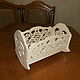 Cradle, rocking chair with openwork pattern 1663, Doll furniture, Belgorod,  Фото №1