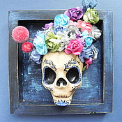 Для дома и интерьера handmade. Livemaster - original item Santa Muerte. suspension on the wall. Day Of The Dead.. Handmade.