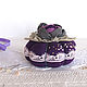 Order Rose. Interior decoration, needle box, lilac, purple. Elena Gavrilova. Livemaster. . Interior elements Фото №3