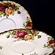 Винтаж: Чайные - кофейные БЛЮДЦА  Old Country Roses  от Royal Albert Англия. Тарелки винтажные. Чердак дяди Рико. Ярмарка Мастеров.  Фото №6