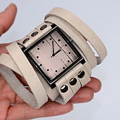 Украшения handmade. Livemaster - original item Wristwatches - Cream, Beige. Handmade.