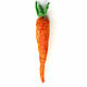 Brooch-pin: ' Carrot' (wool), Brooches, Voronezh,  Фото №1