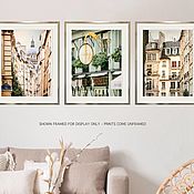 Картины и панно handmade. Livemaster - original item Paris Photo paintings City for living room interior Triptych Architecture. Handmade.