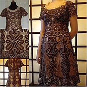 Одежда handmade. Livemaster - original item "Chocolate" dress. Handmade.