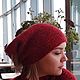 Red knitted scarf. Kerchiefs. lfrisa. Online shopping on My Livemaster.  Фото №2