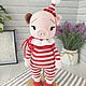Вязаная игрушка Вязаный поросёнок. Амигуруми куклы и игрушки. Toys.be.tosy. Ярмарка Мастеров.  Фото №5