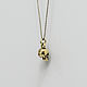 Заказать Кулон Small Skull Pendant Brass. The Vale of Tears. Ярмарка Мастеров. . Кулон Фото №3