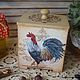 'Provencal Rooster'box. Jars. Hundred centuries. My Livemaster. Фото №5