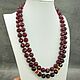 Order Ruby agate. Juicy gorgeous necklace made of natural agate. naturalkavni. Livemaster. . Necklace Фото №3