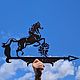 Weather vane on the roof ' Zealous Horse'. Vane. arnometaldecor. Online shopping on My Livemaster.  Фото №2