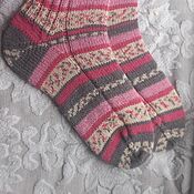 Вязанные носки  на заказ (наличие ниток)