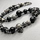 Beads with skull. Rock. Gothic. Punk, Subculture decorations, Moscow,  Фото №1