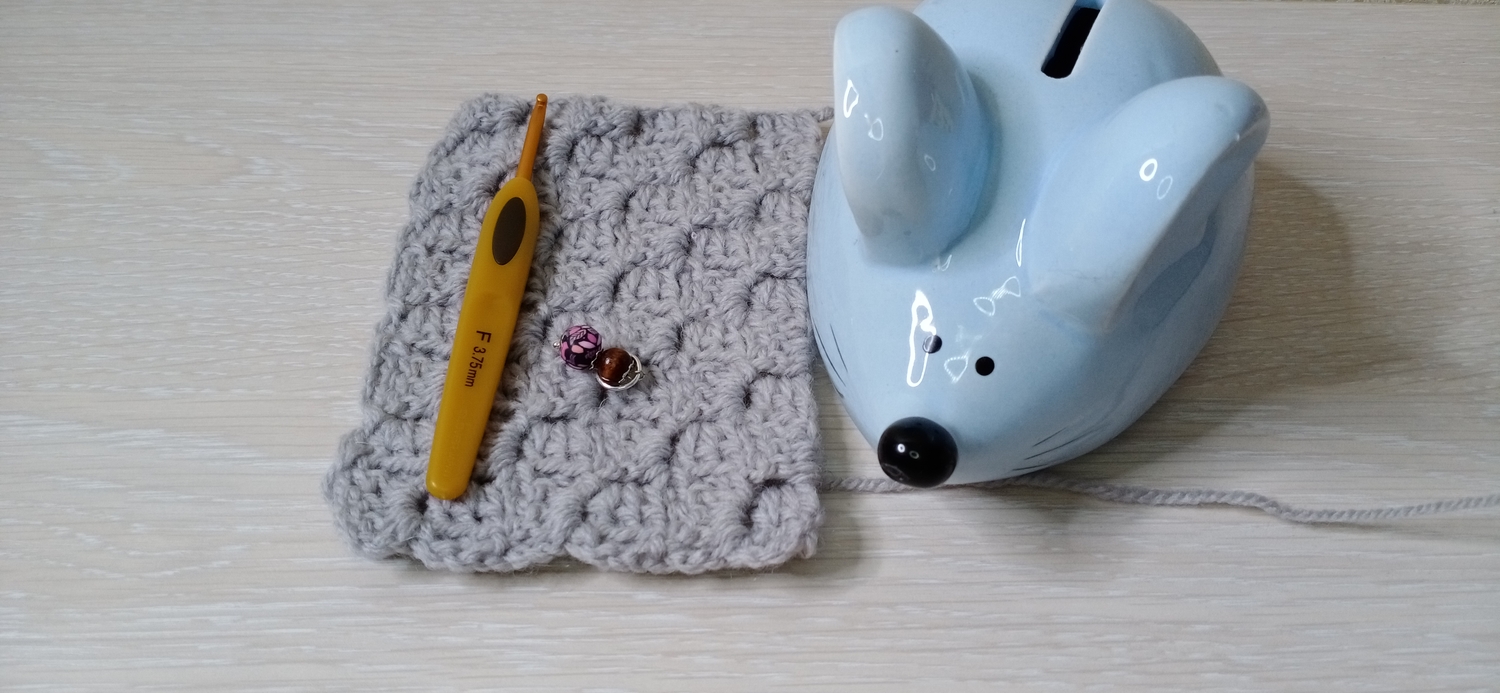 Подготовительная работа для пледа крючком