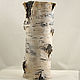 Vase for flowers - Kitty on birch. Vases. Elena Zaychenko - Lenzay Ceramics. Online shopping on My Livemaster.  Фото №2