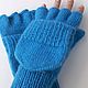 Transformers turquoise mittens, L. Mittens. HOBBIMANIYA. Online shopping on My Livemaster.  Фото №2