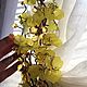 Tiebacks: Pick-up for curtains 'Apple blossom lemon'. Grips for curtains. PROFIDecor - CURTAINS. My Livemaster. Фото №6