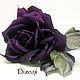 Order Brooch 'Naomi' rose.Flowers made of silk,fabric flowers. Dizani. Livemaster. . Flowers Фото №3