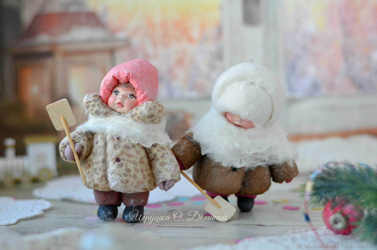 Игрушки из ваты. елочные игрушки купить в интернет-магазине Ярмарка ...