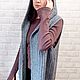 Жилет женский вязаный из шерсти темно-серого цвета. Жилеты. AccessoriesWool мягко и комфортно. Ярмарка Мастеров.  Фото №11