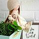 Интерьерная кукла ручной работы.С котиком. Интерьерная кукла. Интерьерные куклы от Татьяны Будкиной. Ярмарка Мастеров.  Фото №6