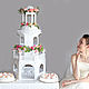 Wedding cake dummy Seventh heaven. Hair Decoration. Miniatura3d. Интернет-магазин Ярмарка Мастеров.  Фото №2