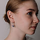 Серьги для балерин "Жизель". Серьги классические. Sabira Jewelry. Ярмарка Мастеров.  Фото №13
