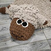 Для дома и интерьера handmade. Livemaster - original item Children`s plush rug Lamb Sven. Handmade.